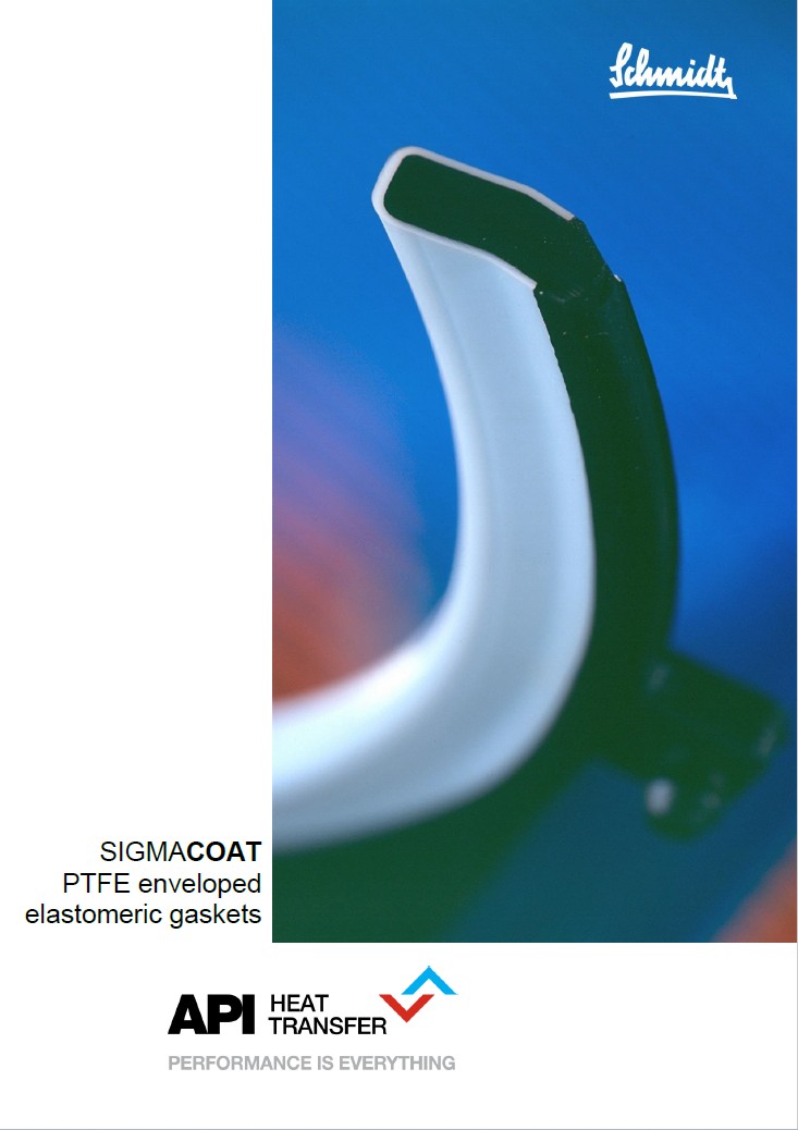 Уплотнения SIGMACOAT с PTFE-покрытием и с арамидными волокнами для теплообменников Sigma